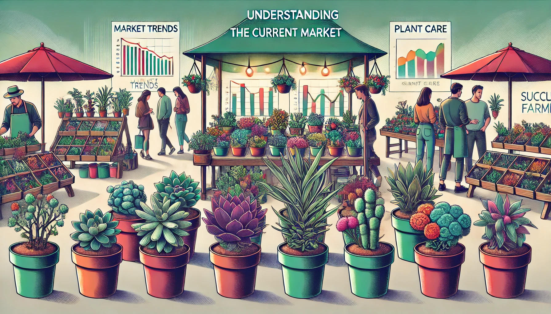 多肉植物の農家になるには市場の現状を理解しよう